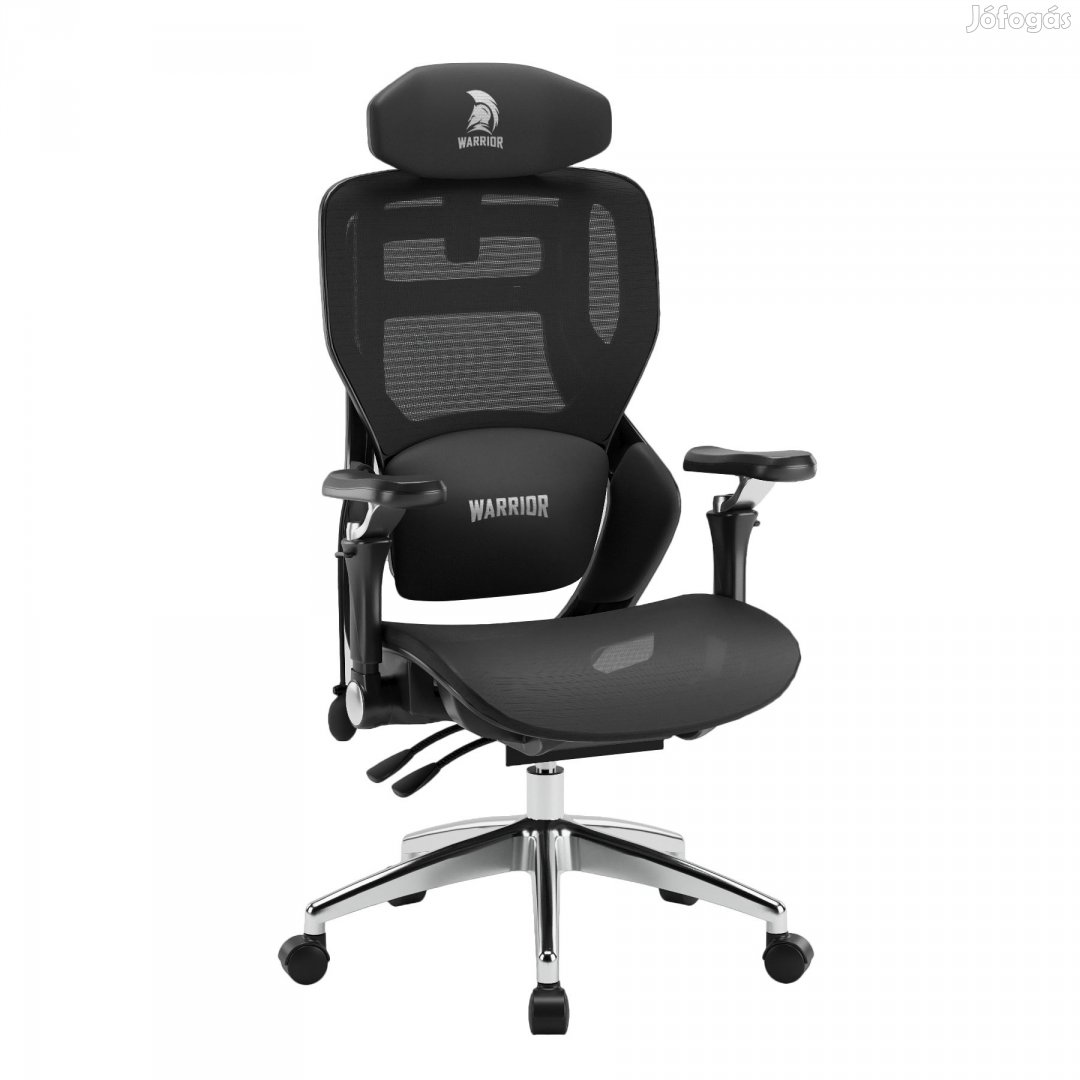 Ergonomikus irodai szék, forgószék, fekete hálós (E16 BLACK)
