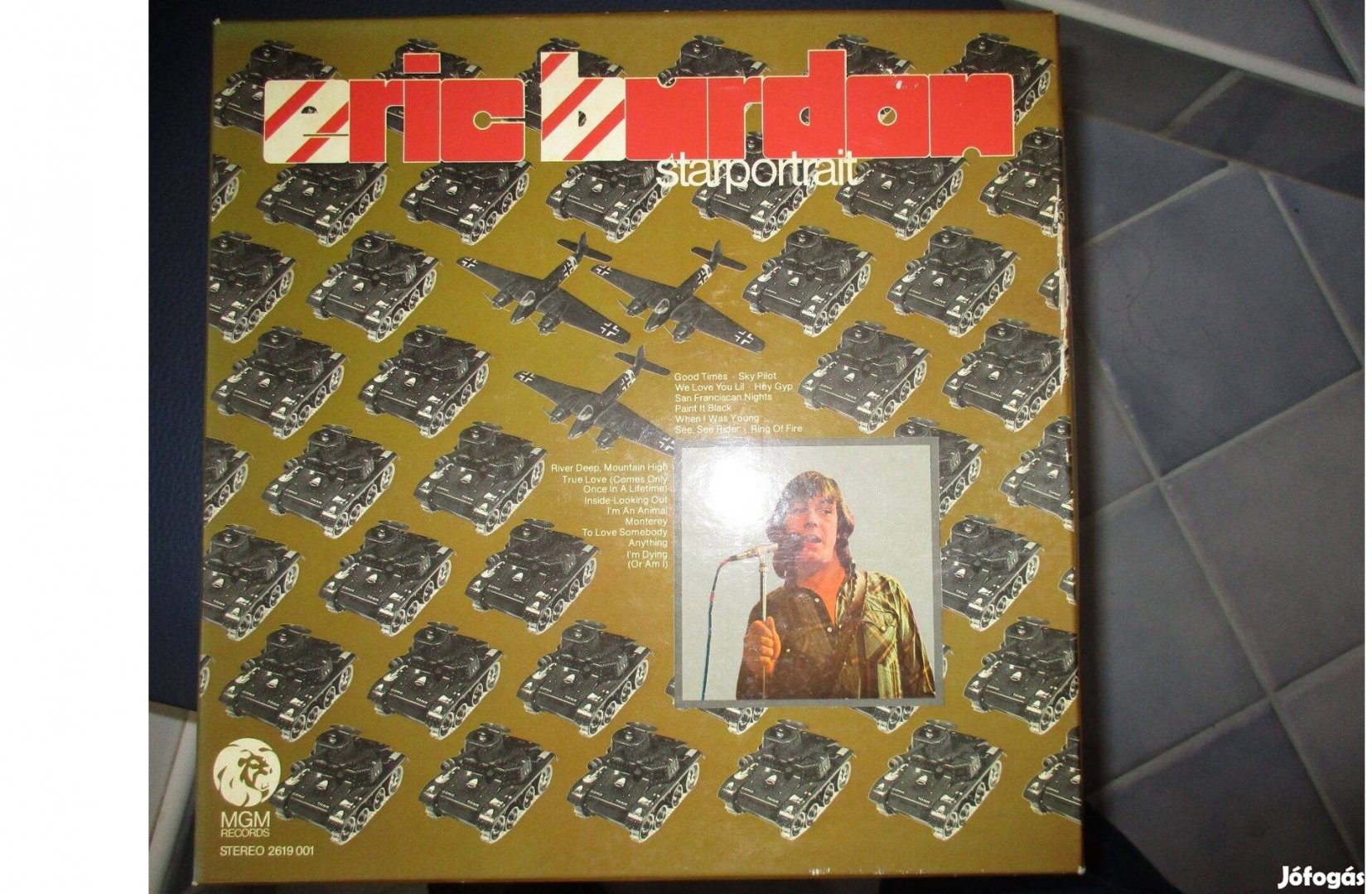 Eric Burdon díszdobozos bakelit hanglemez album eladó