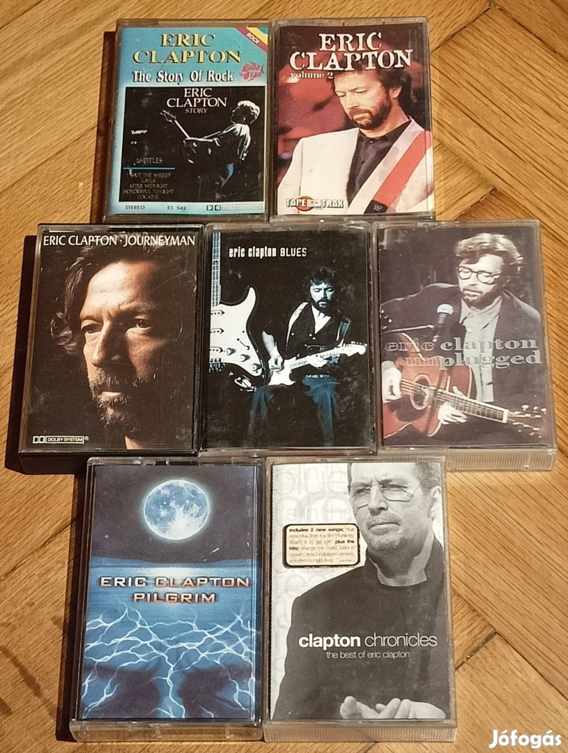 Eric Clapton magnó kazetták