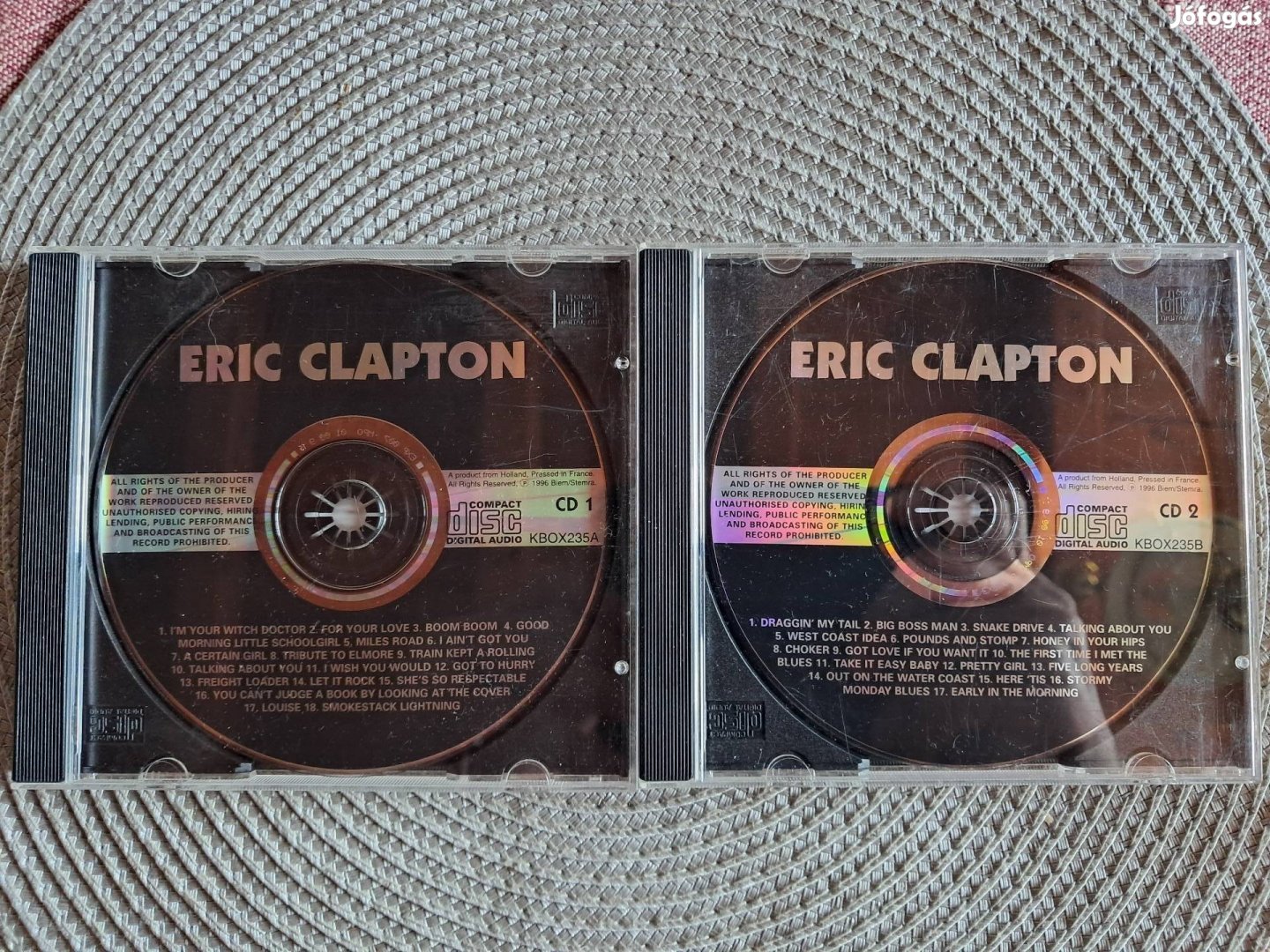 Erich Clapton Legjobb DALA Dupla CD