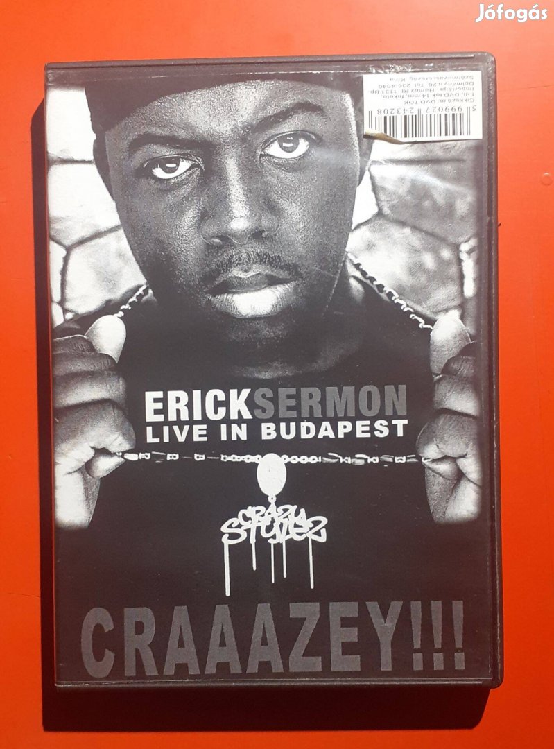Erick Sermon - Budapesti koncertje DVD Hip Hop - Rap