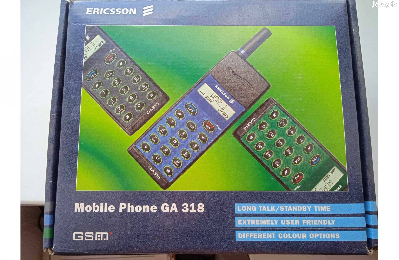 Ericson GA 318 -as mobilok , 2 darab , dobozában , papírjaival