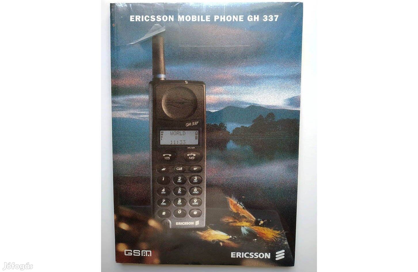 Ericsson GH 337 mobiltelefon eredeti, bontatlan kézikönyv, Retro!