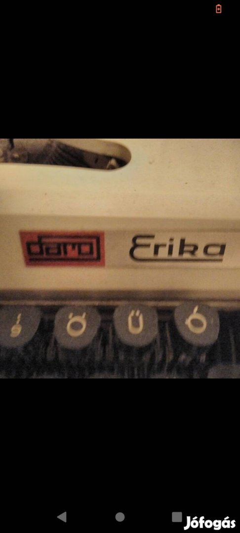 Erika írógép.