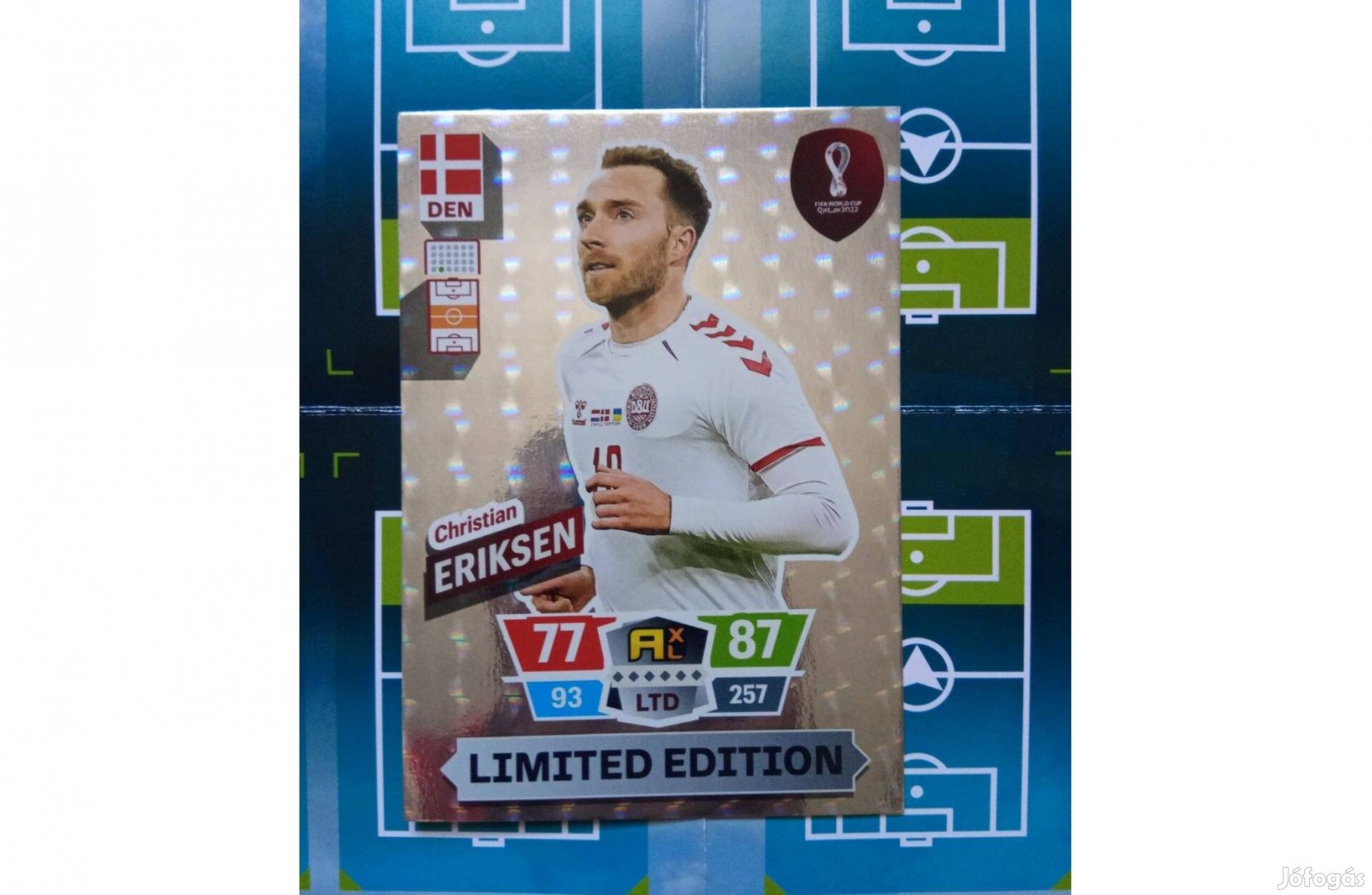 Eriksen (Dánia) Fifa World Cup 2022 Qatar XXL Limited kártya