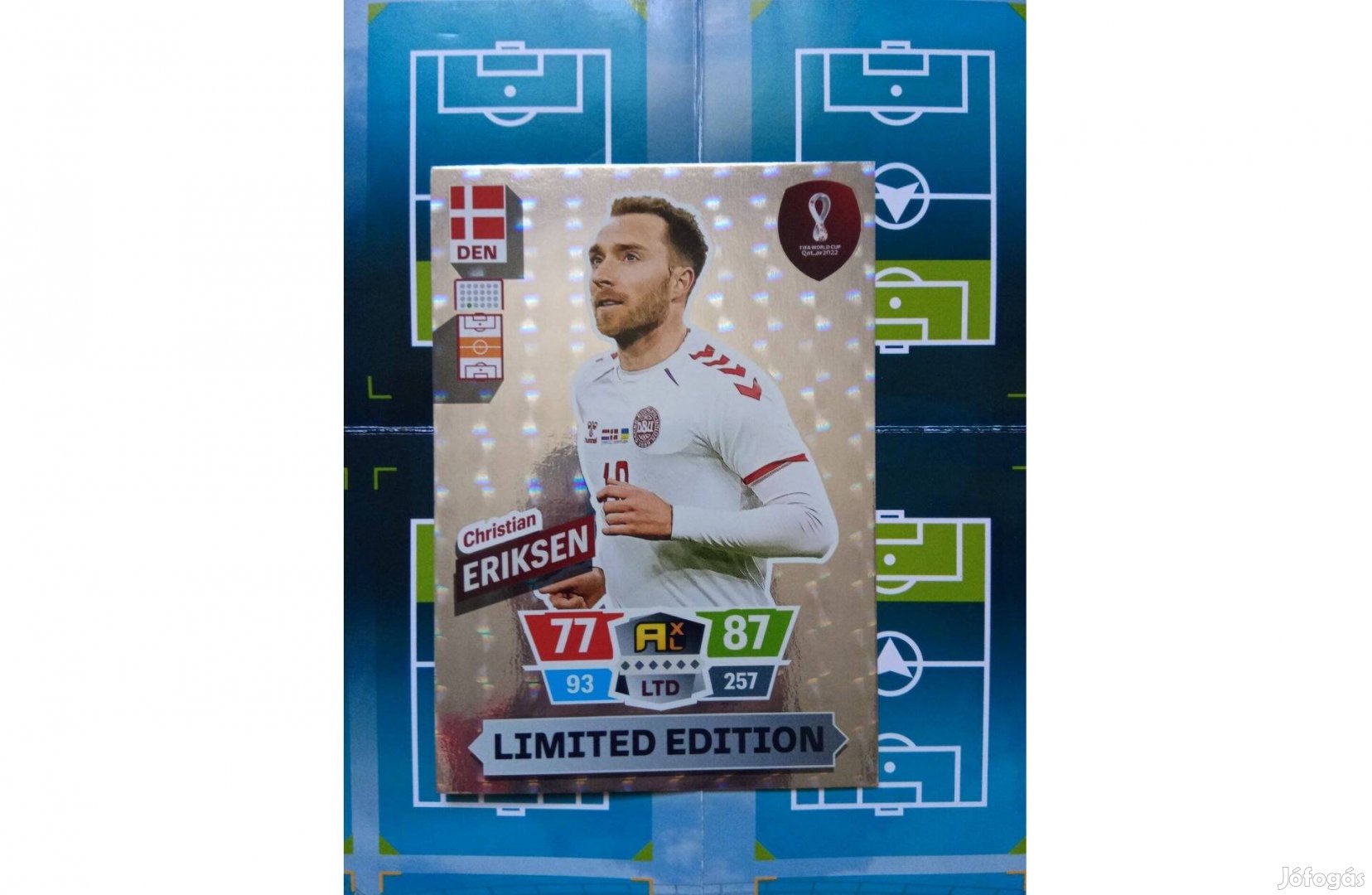 Eriksen (Dánia) Panini Fifa World Cup 2022 Qatar XXL Limited kártya