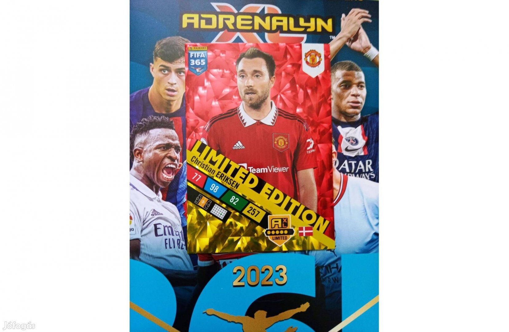 Eriksen (Man. Utd.) Panini FIFA 365 2023 XXL Limited kártya