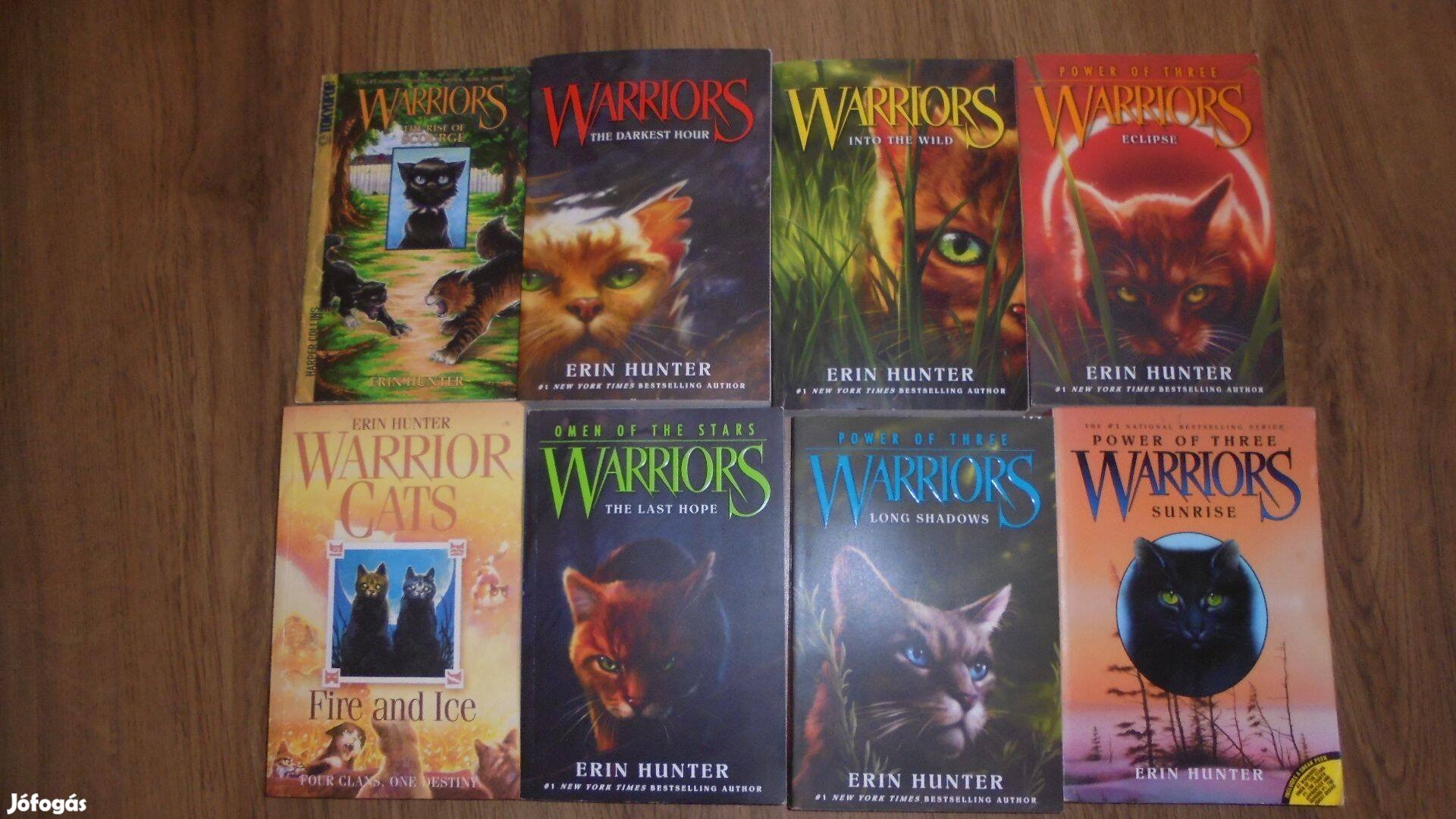 Erin Hunter Warrior Cats Warriors könyvek - angol - többféle