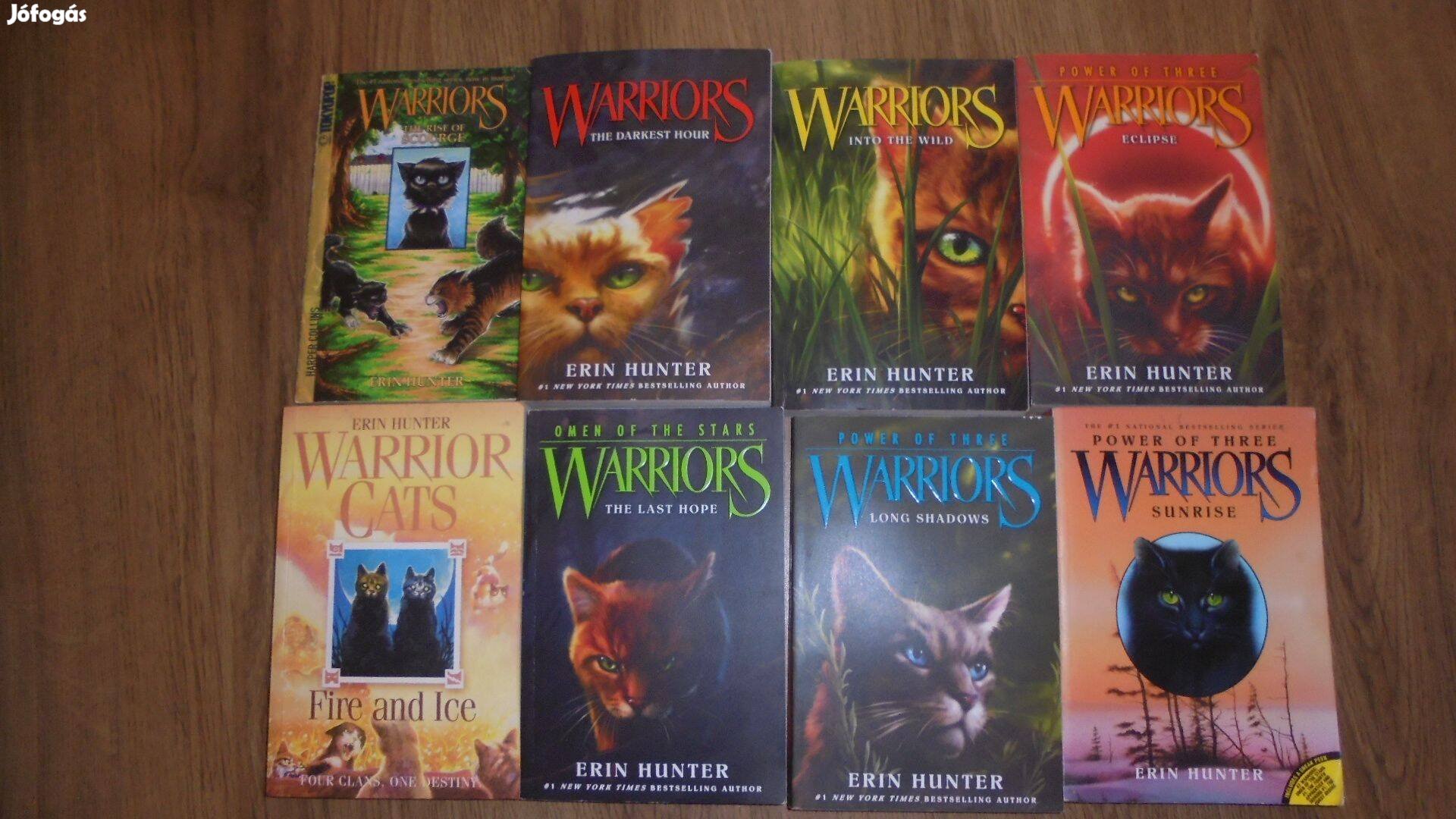 Erin Hunter Warrior Warriors Cat könyvek - többféle - angol nyelven