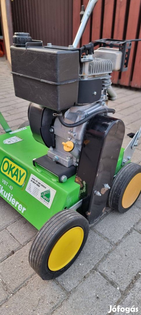 Ering Okay benzines fűszellőztető talajlazító gyepszellőztet