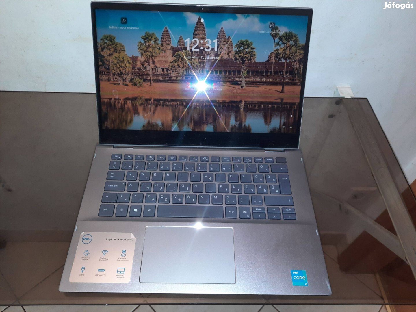 Érintőképernyős 14.1 garanciális Dell Laptop eladó