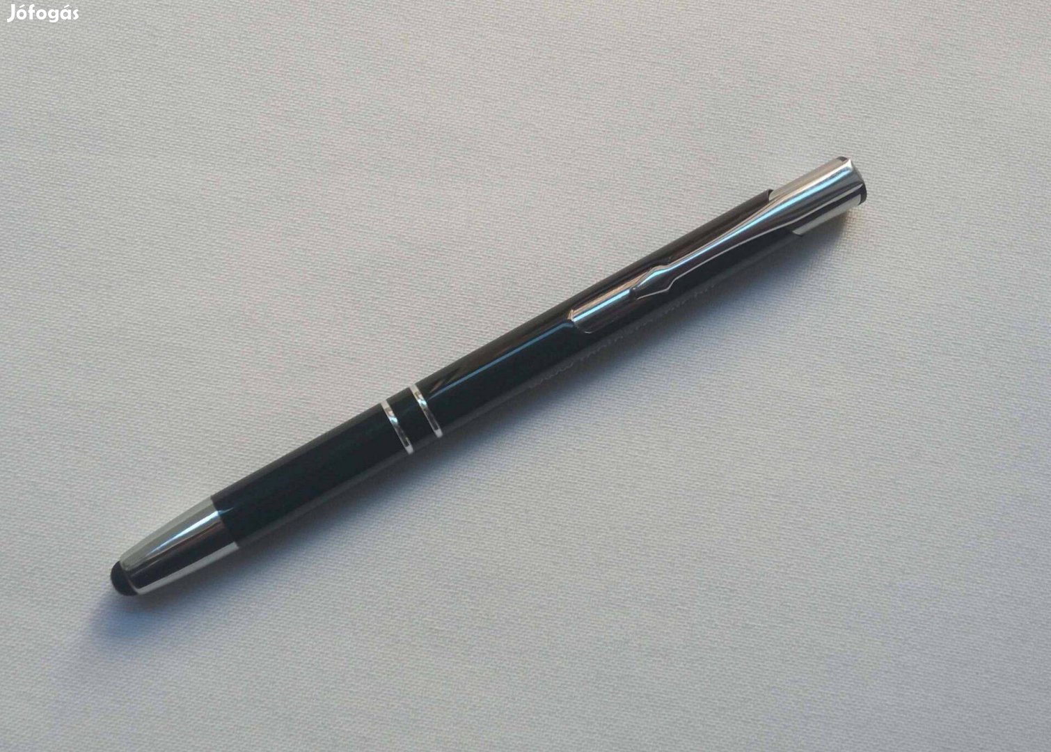 Érintőképernyős fém golyóstoll, Touchpen Molnárpapír felirattal