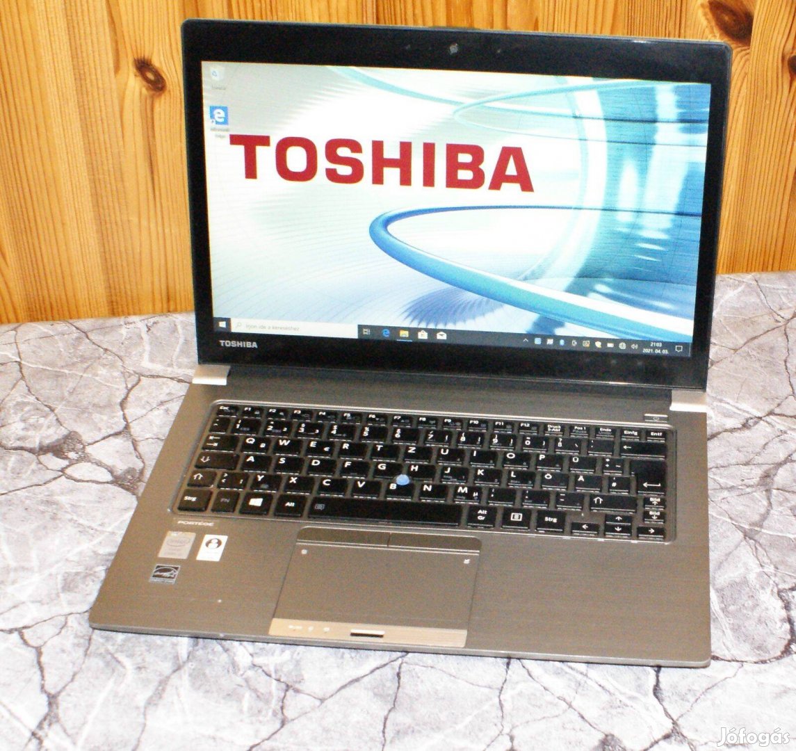 Érintőkijelzős Toshiba Protege Z30-A 13" FHD Kijelzővel!