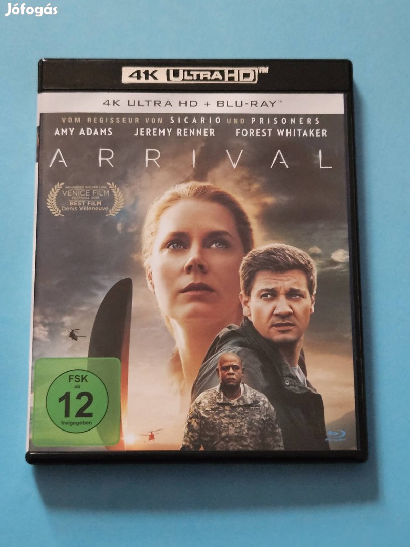 Érkezés 4k blu-ray