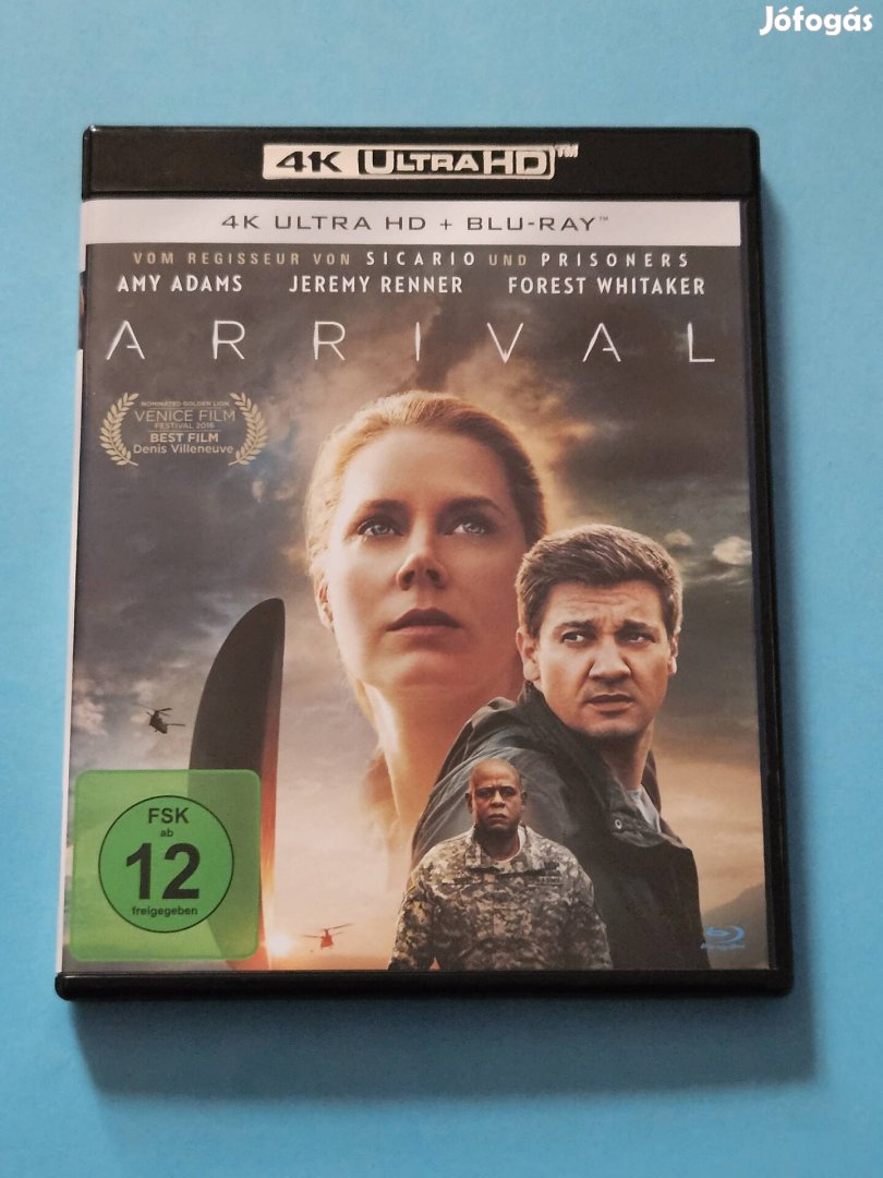 Érkezés 4k blu-ray