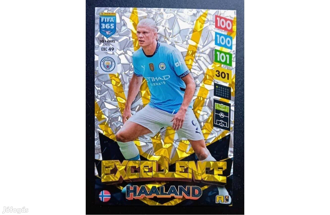 Erling Haaland Manchester City Excellence XXL focis kártya