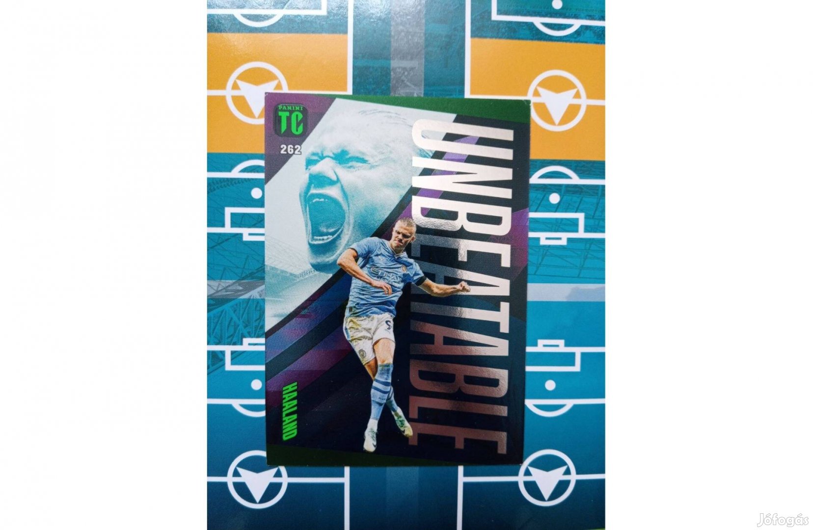 Erling Haaland Zöld Unbeatable Top Class 2024 kártya