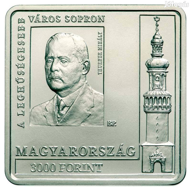 Érme 3000Ft Sopron 3000 Forint Érem BU 2021 UNC _
