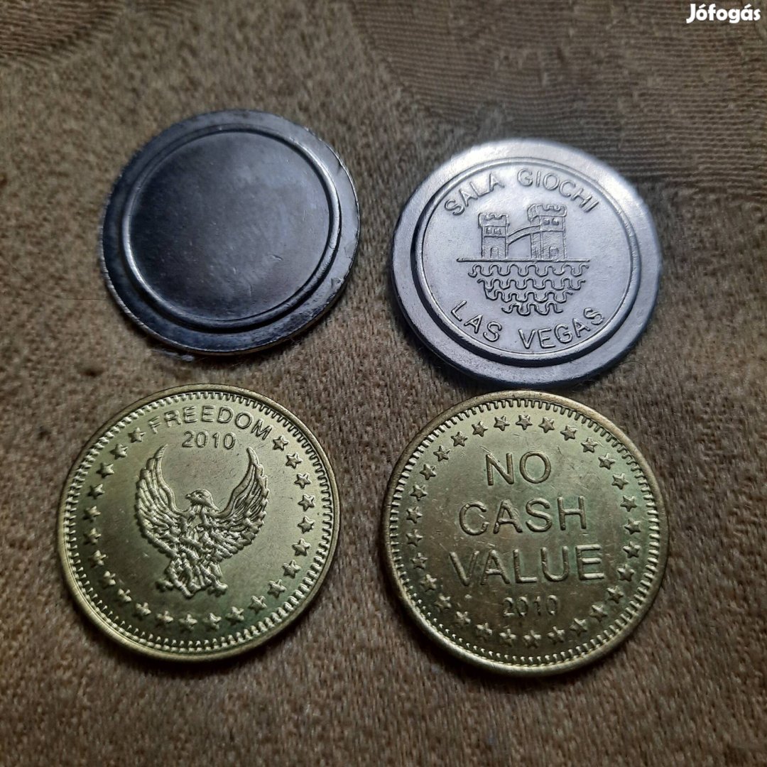 Érme,zseton eladó