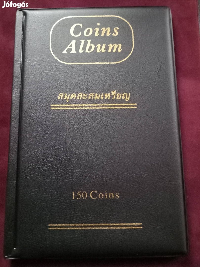 Érmetartó,  érme album 150 db-os 