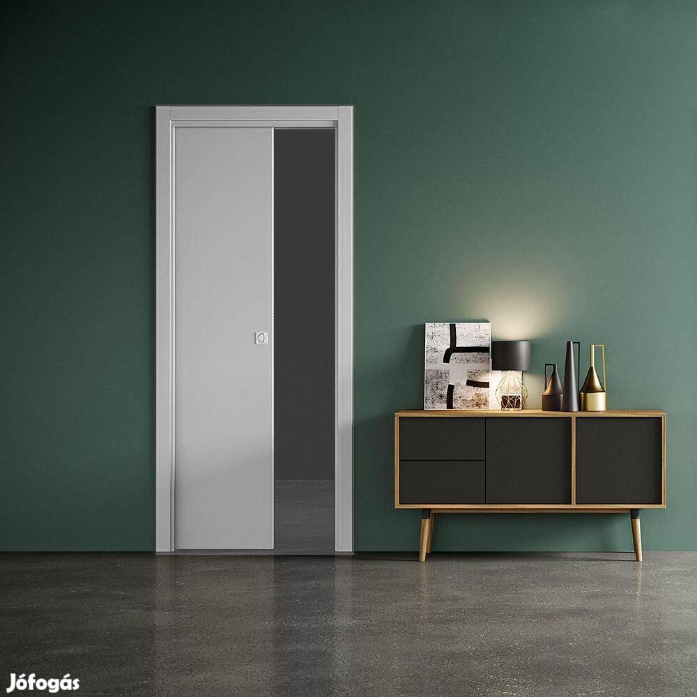 Ermetika fehér tolóajtó lap 800x2100 mm, szerelvények nélkül