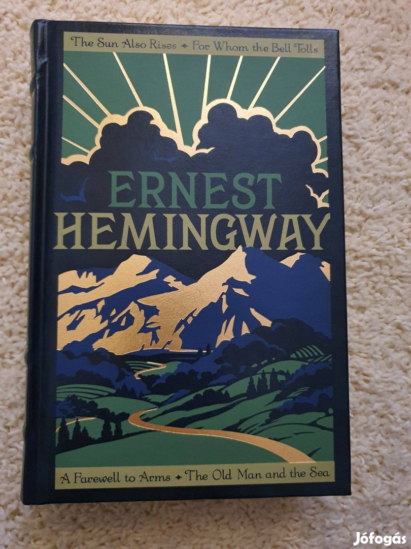 Ernest Hemingway Four novels, Négy regény, Leatherbound kötés