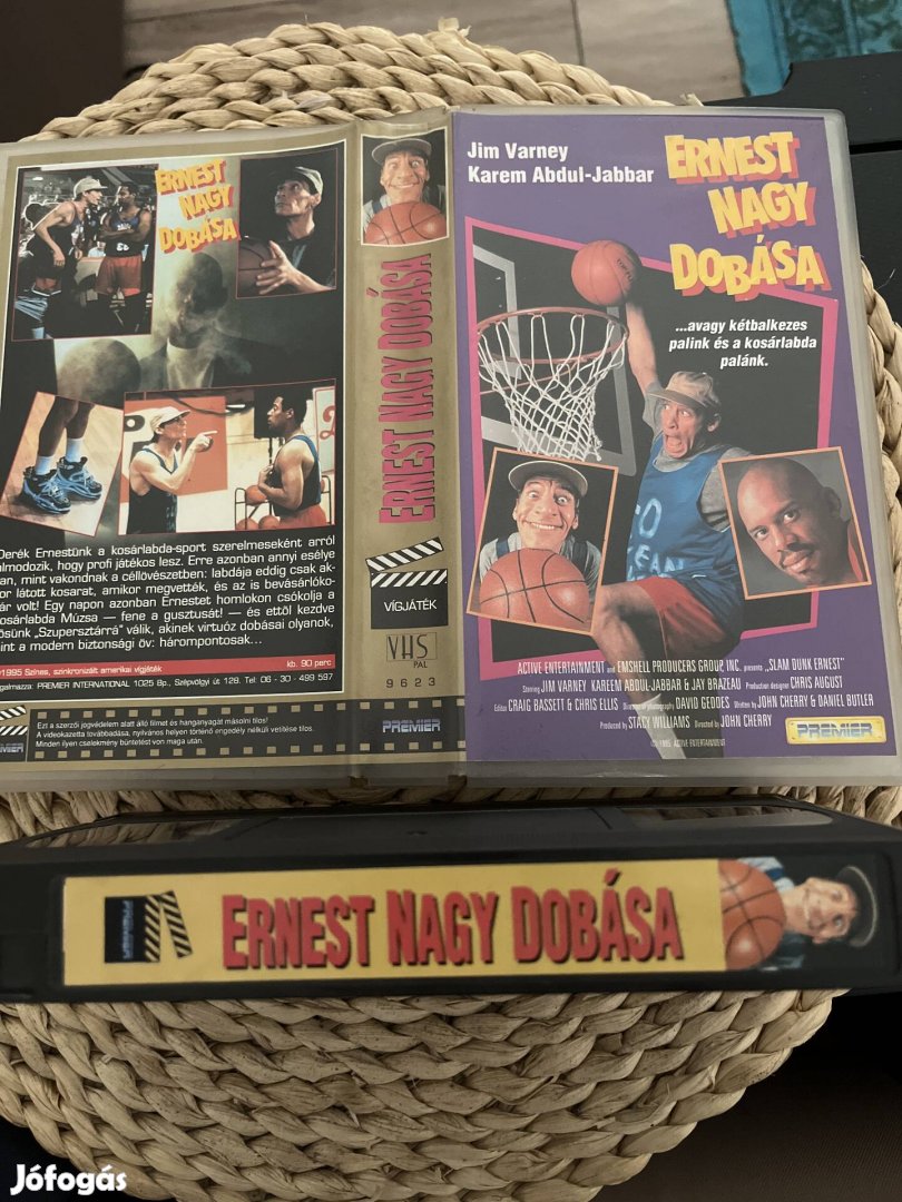 Ernest nagy dobása vhs