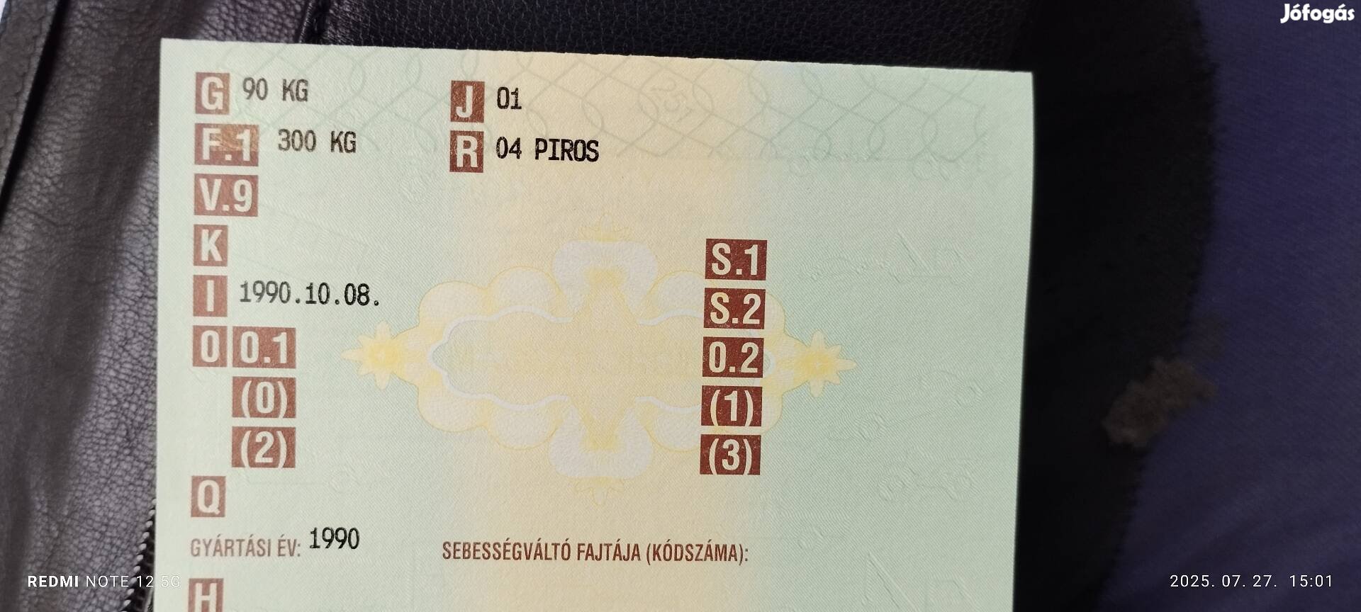 Erőgép utánfutó 