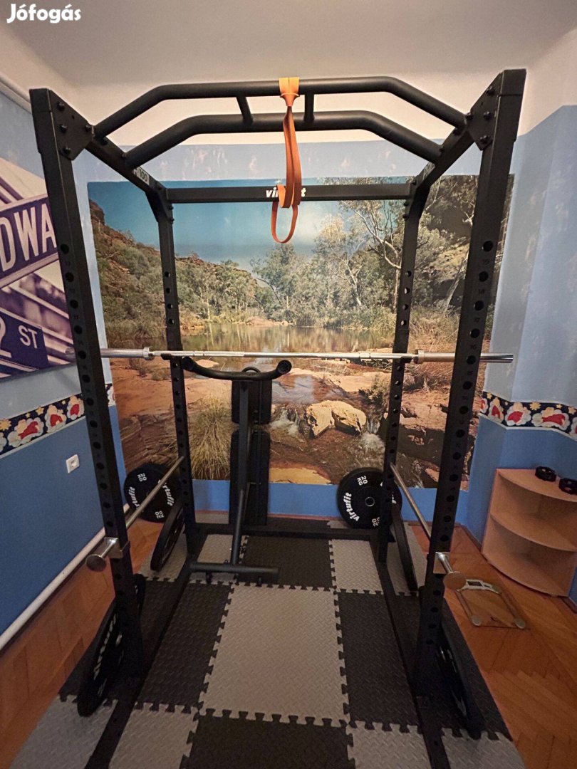 Erőkeret - kondi szett, olimpiai súlytárcsa és súlyzórúd