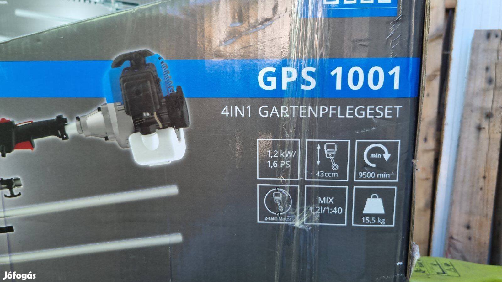 Erős 1,2 kW-os multifunkciós benzines kertápoló szett, garanciával