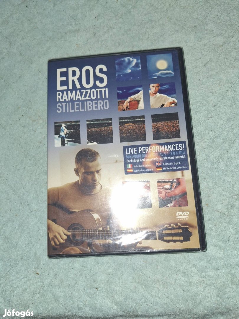 Eros Ramazzotti DVD Bontatlan fóliás