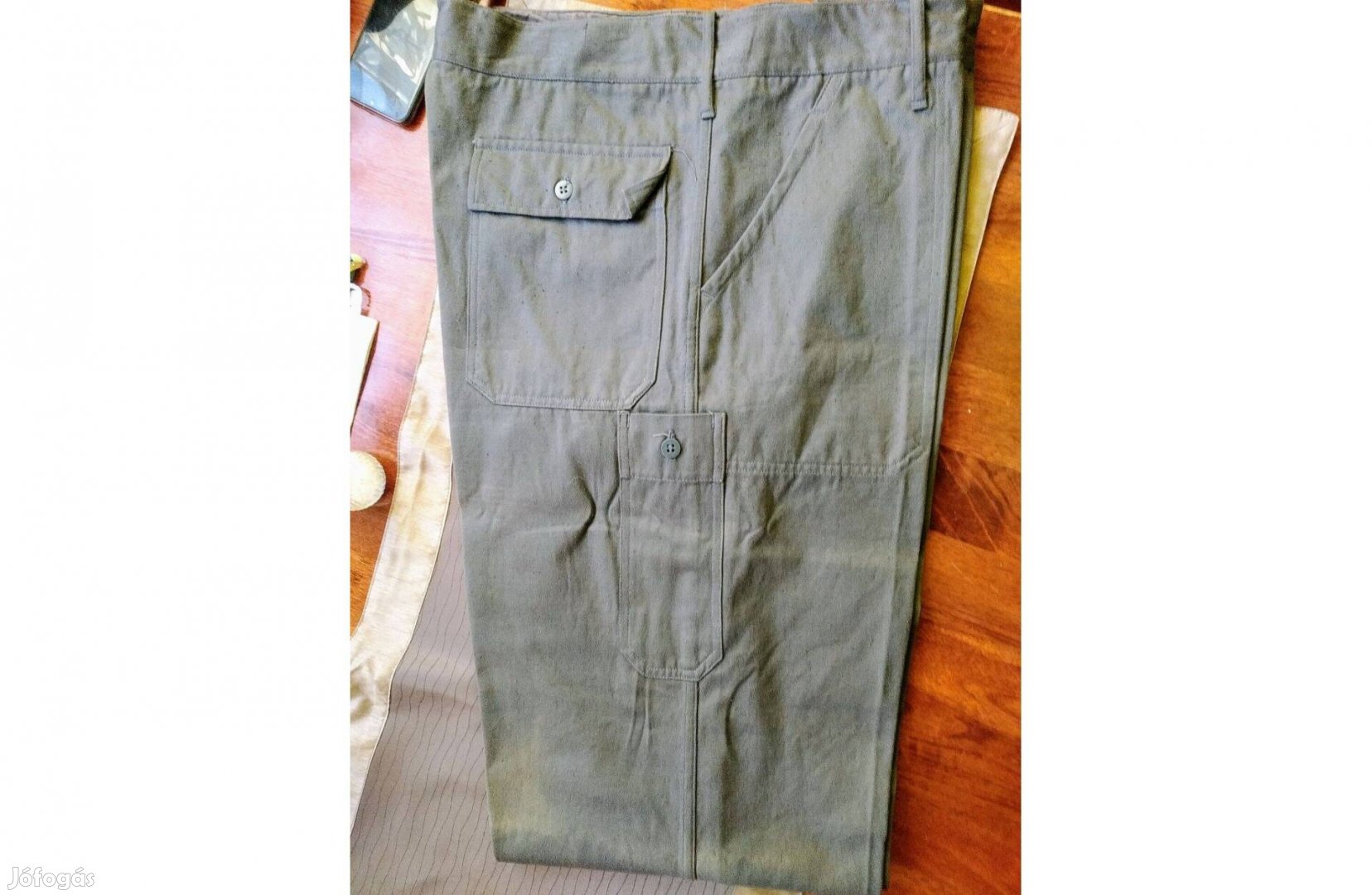 Erős vászon Munkásőr nadrág Új Kb 54 es méret