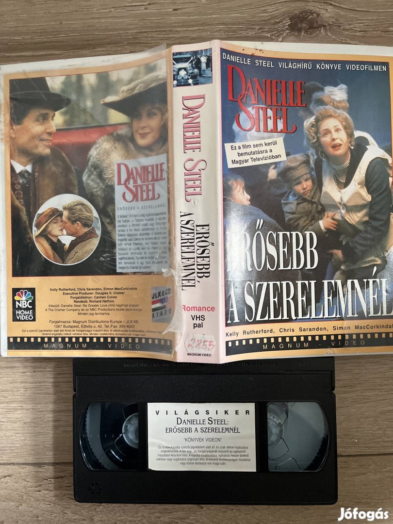 Erősebb a szerelemnél vhs 