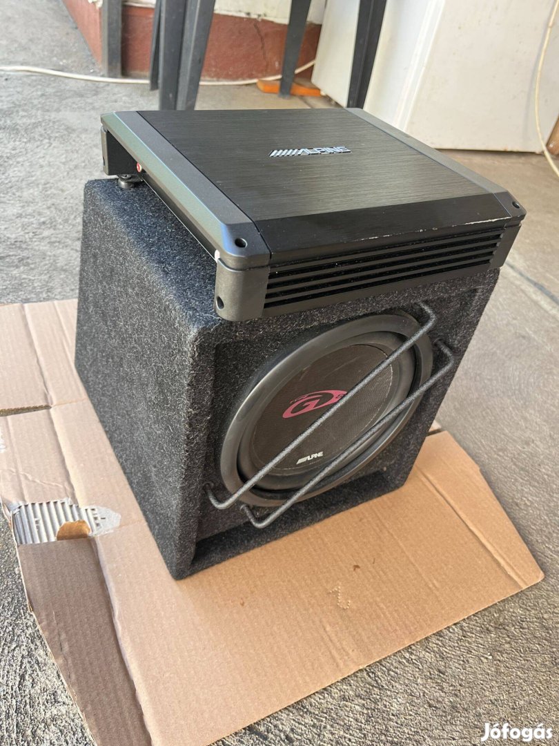 Erősítő,mélyláda,Alpine