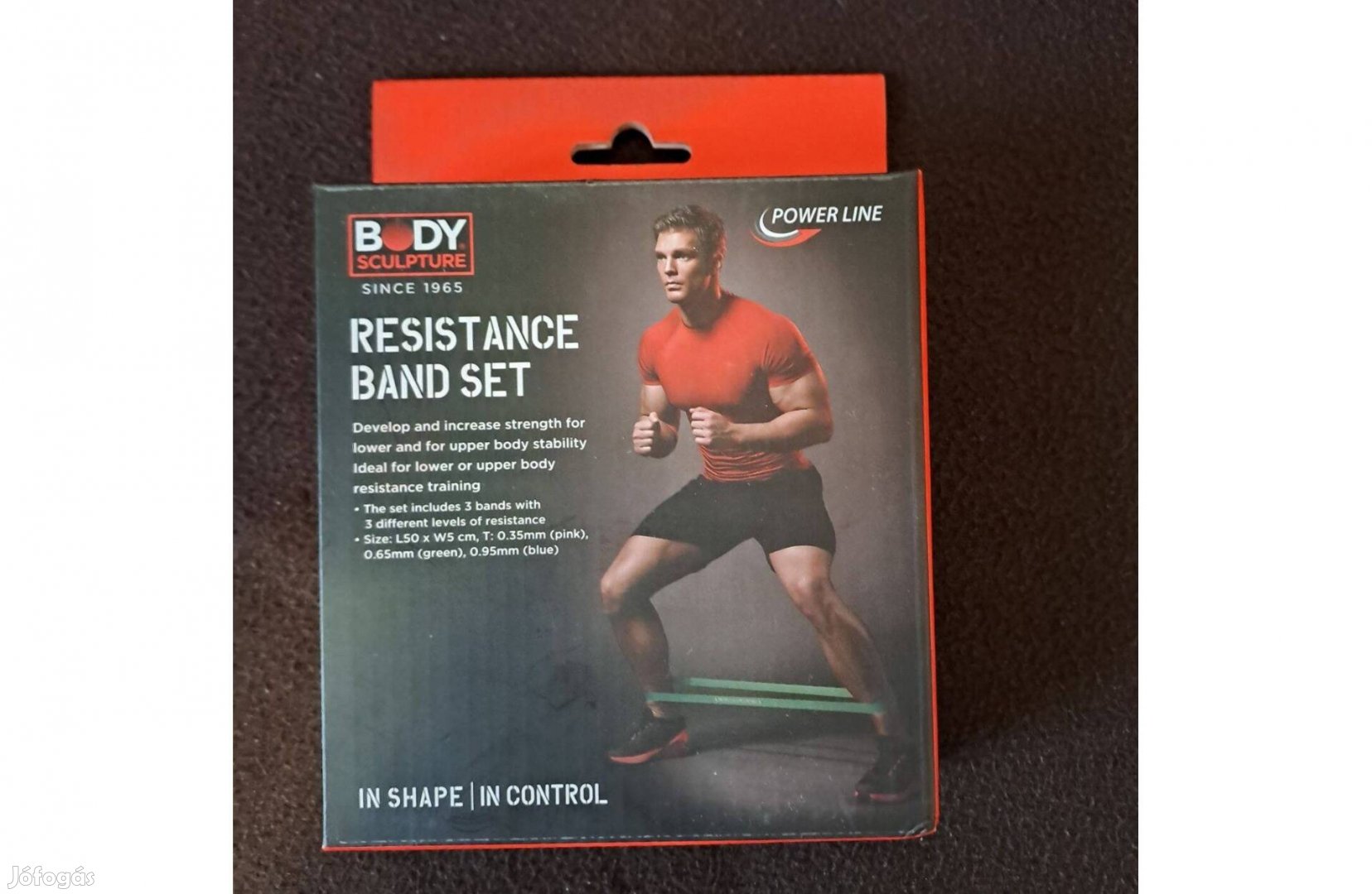 Erősítőgumi Body Sculpture Resistance Band Set 3P - Új, Bontatlan