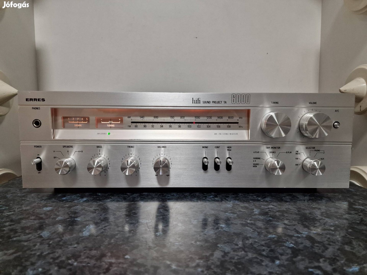 Erres monster stereo receiver, gyönyörű, 1978