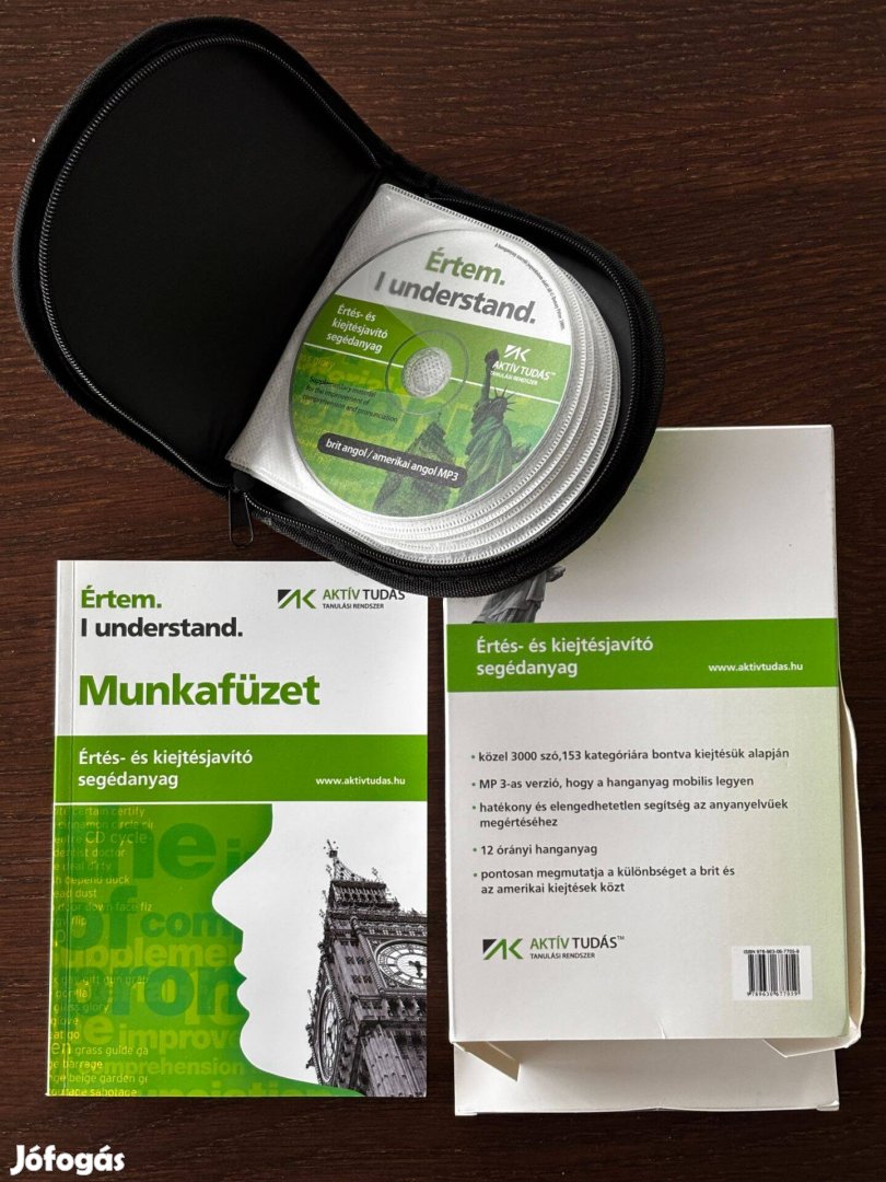 Értem I Understand Munkafüzet, hanganyaggal Új, eredeti