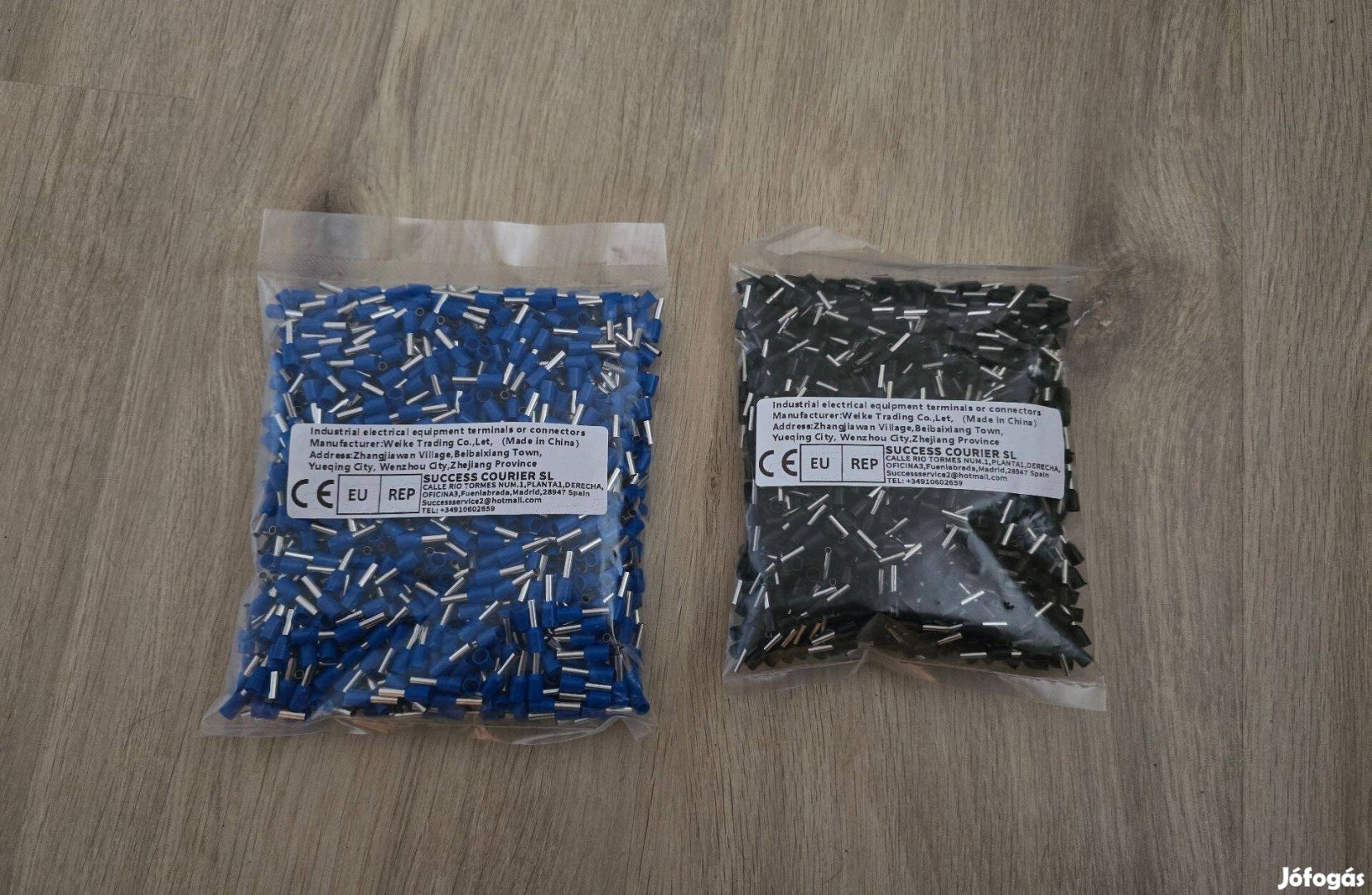 Érvéghüvely 1,5mm2 és 2,5mm2 2000db