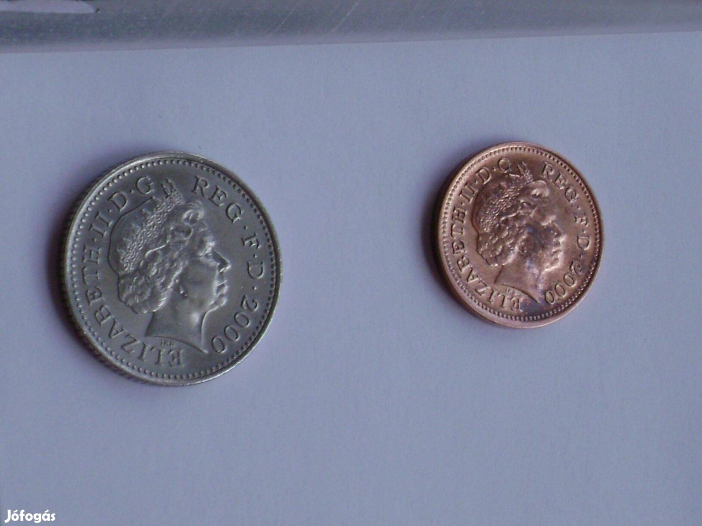 Erzsébet Királynő 10 Ten Pence és 1 Pennys eladó, 2000-es kiadás