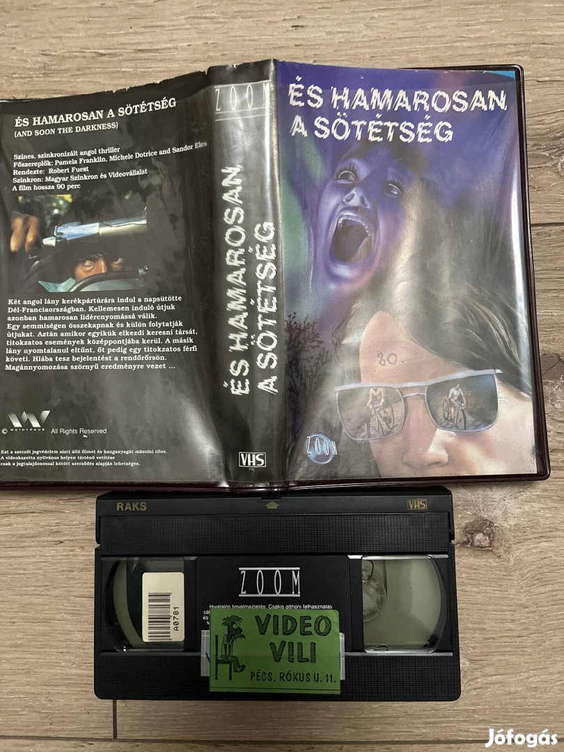 És hamarosan sötétség vhs 