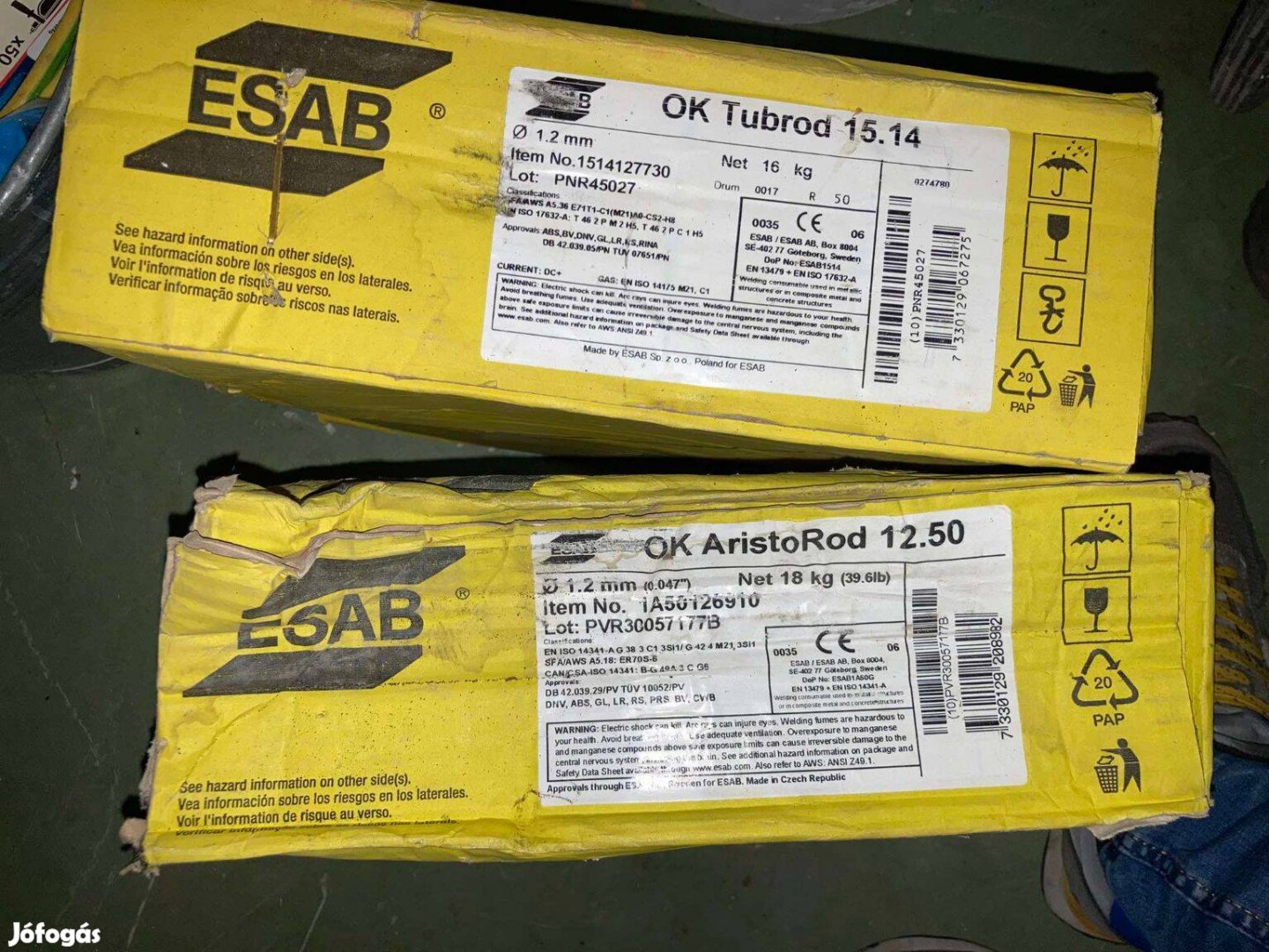 Esab OK Tubrod 15.14