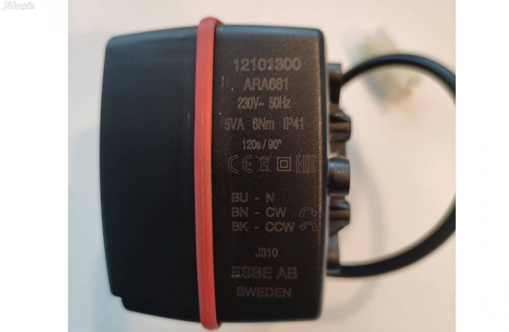 Esbe ARA 661 motor 230V 50Hz, 120s, 3 pont, 6 Nm