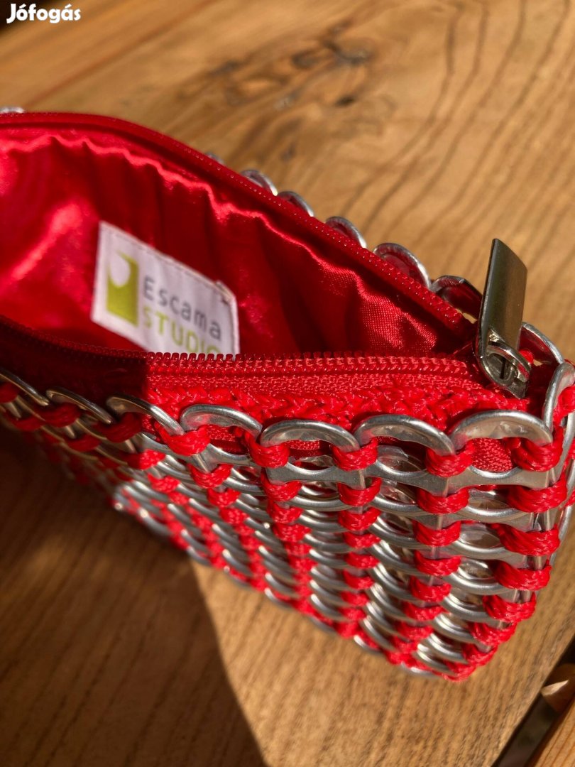 Escama studio clutch bag chica rosa