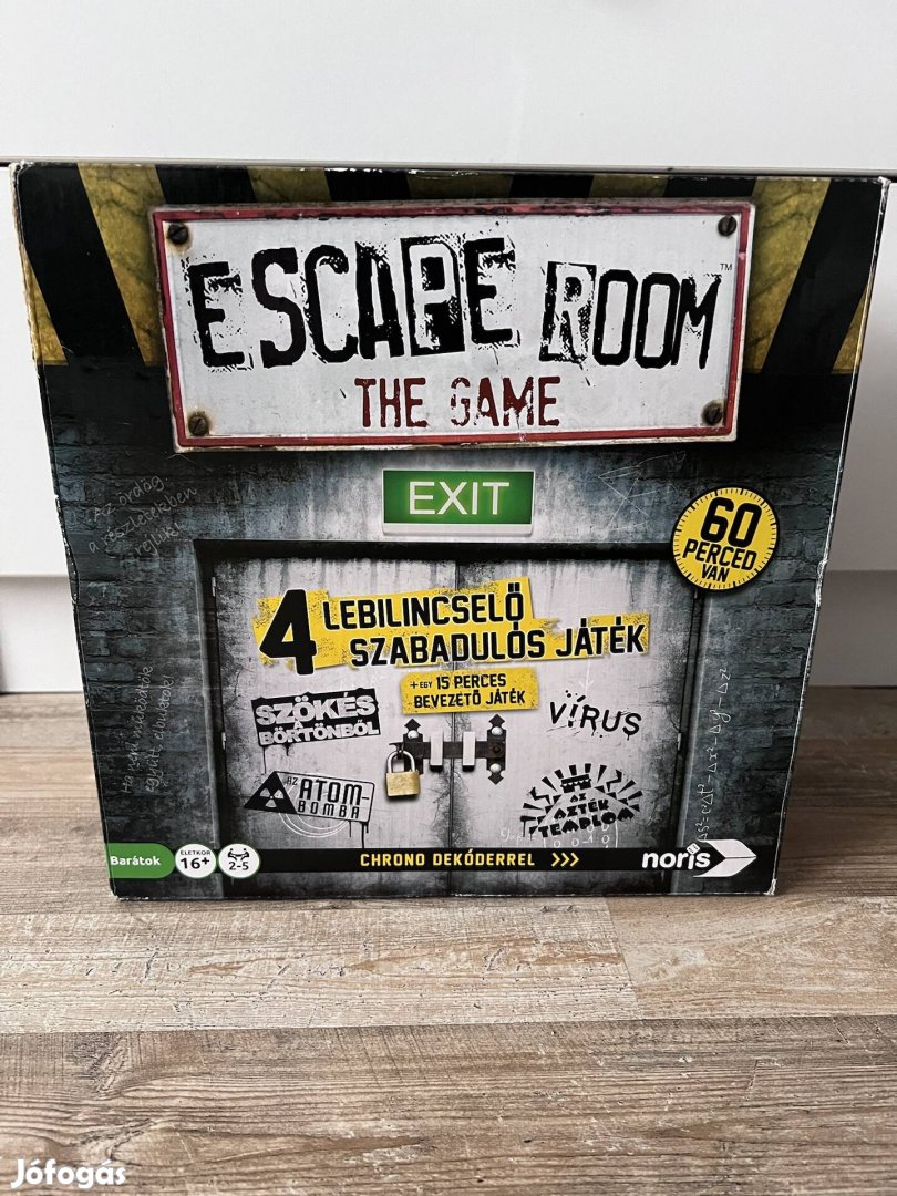 Escape Room szabadulós társasjáték