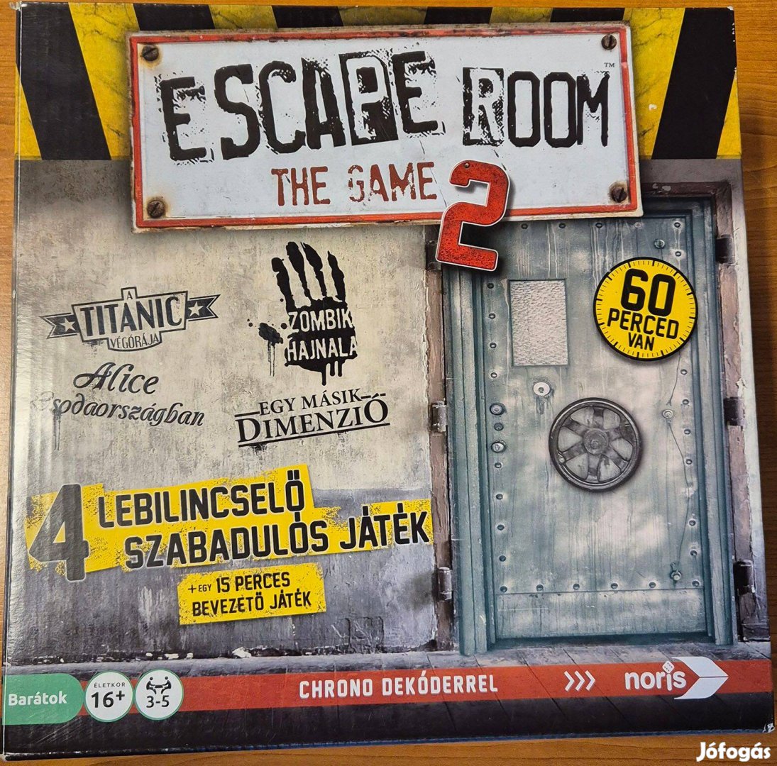 Escape room 2.0 szabadulós társasjáték