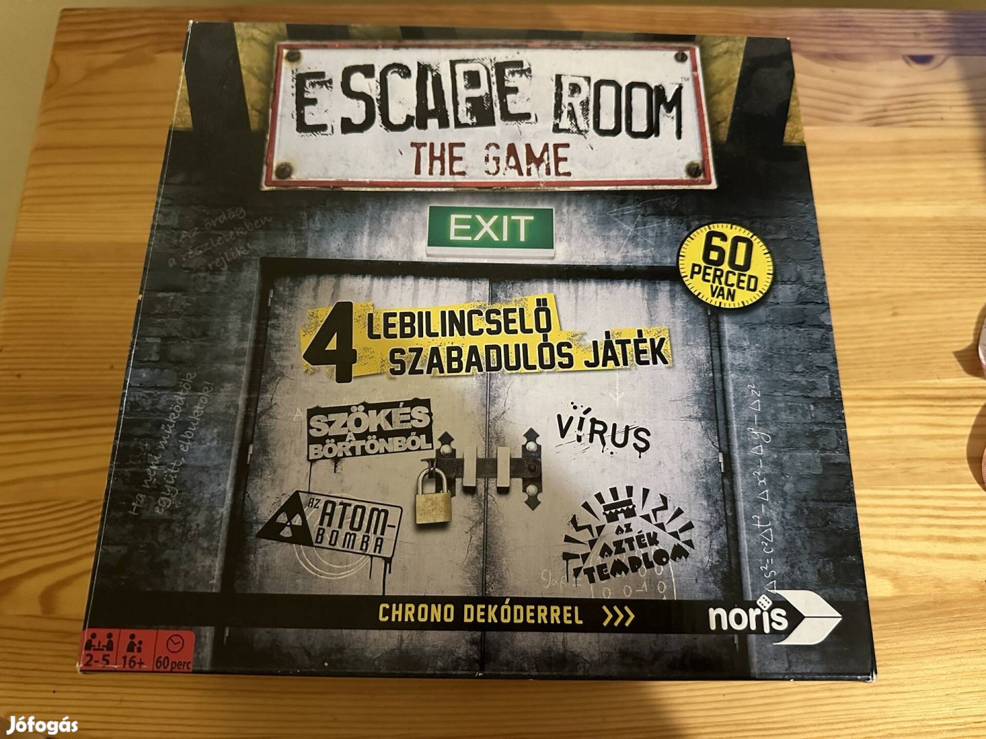 Escape room szabadulószoba társasjáték