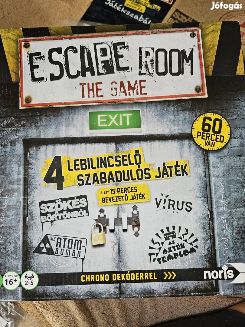 Escape room társasjáték Új 