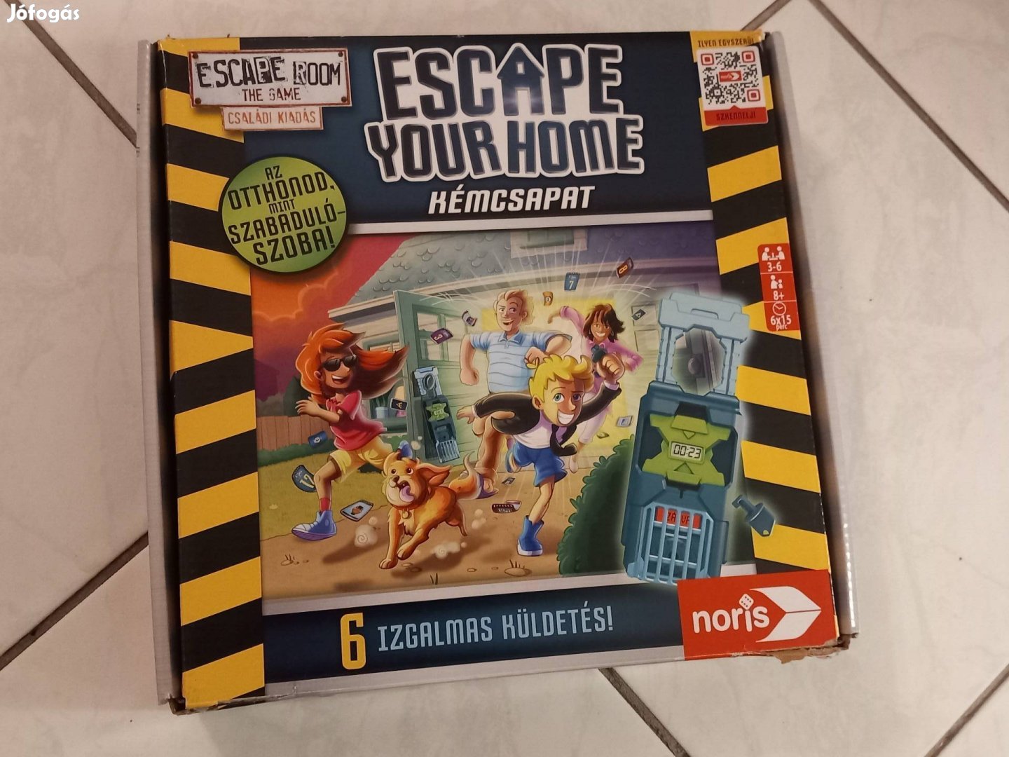 Escape your room kémcsapat társas társasjáték