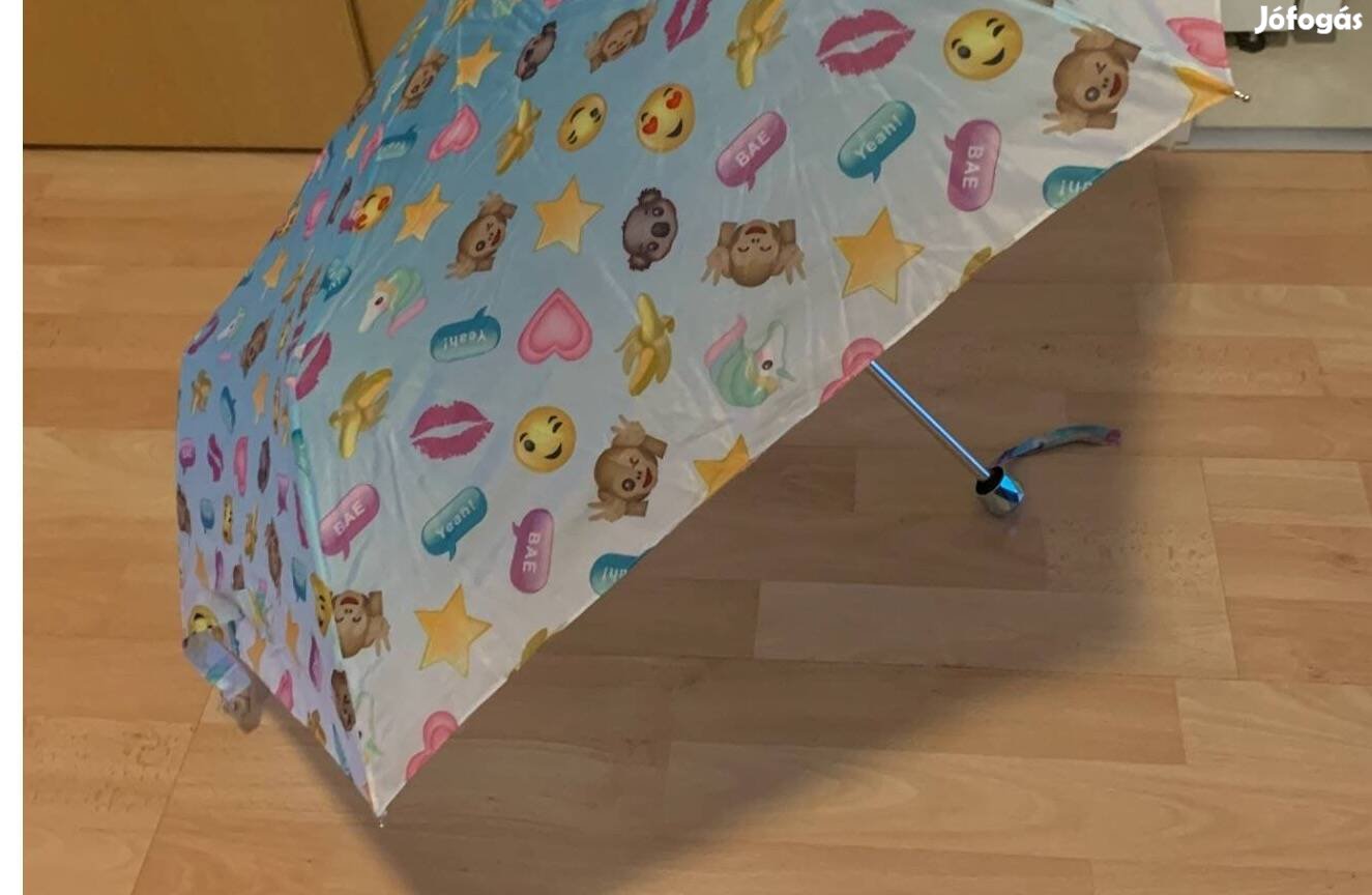 Esernyő emoji mintával