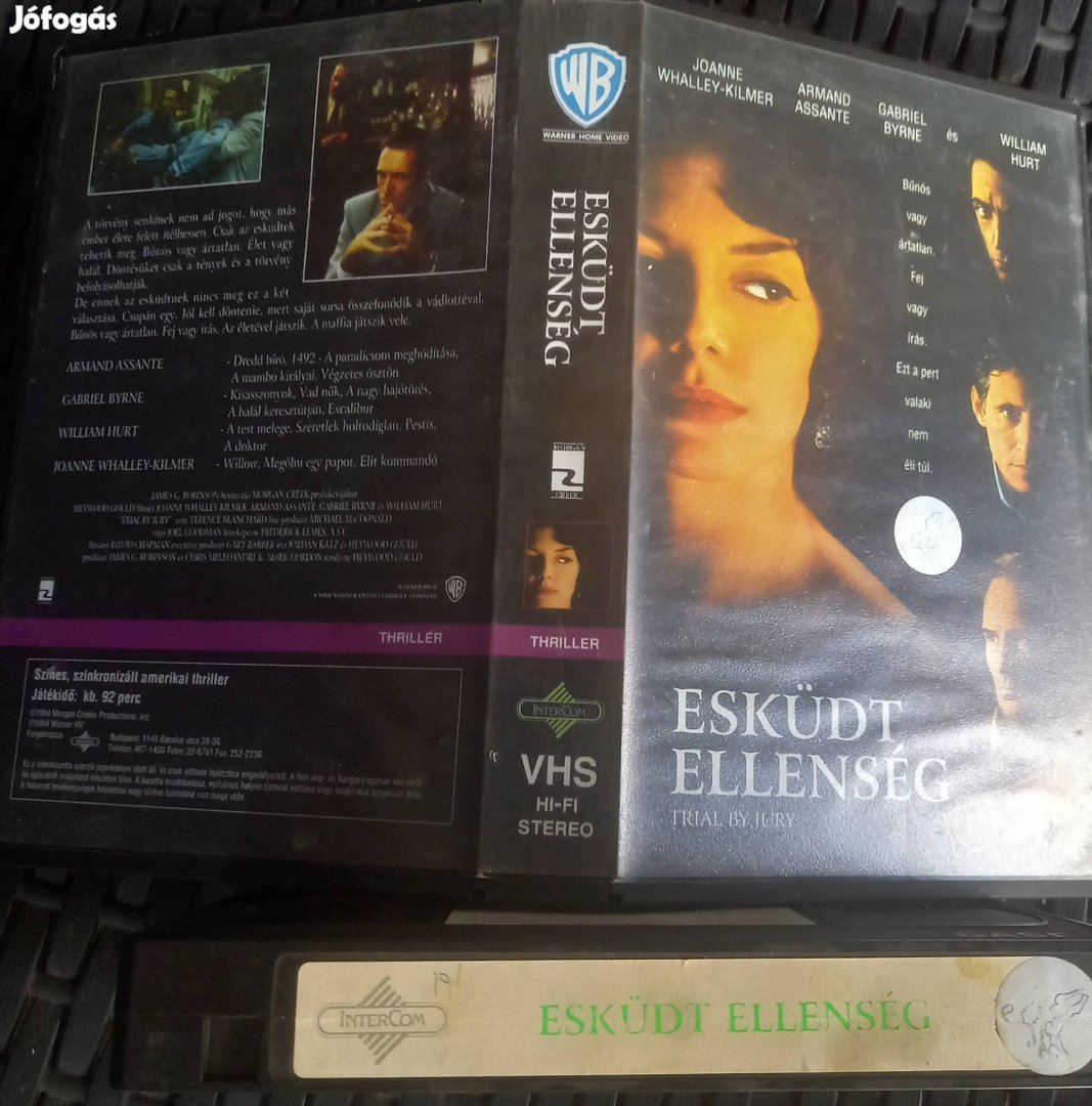 Esküdt ellenség - thriller vhs - Gabriel Byrne